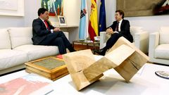 Reuni�n que mantuvieron Feijoo y Besteiro hace casi un a�o