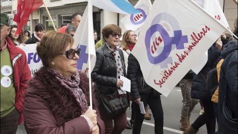 Concentraci�n en Cee de la plataforma �8M Costa da Morte�