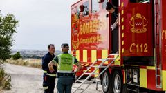 Incendio de una vivienda de La Latina en Madrid
