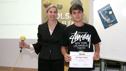 ENTREGA BOLSA BECAS JUAN LAMPON EN EL IES DE POBRA 2026