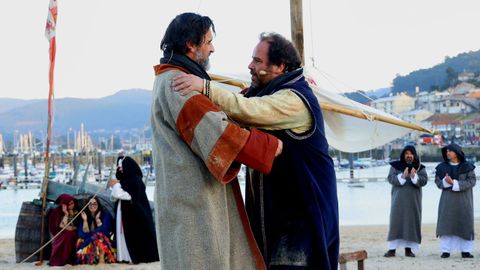 El buen tiempo acompa�� el fin de semana a la celebraci�n de la Arribada de Baiona