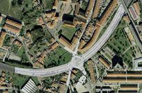 Imagen virtual del trazado que tendr� el t�nel de Conxo, previsto para aliviar el tr�fico en la rotonda.