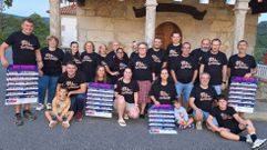 Parte de los integrantes de la comisi�n organizadora de las fiestas de San Roqui�o de T�llara