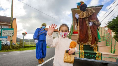 Los Reyes, a su paso por Laxe