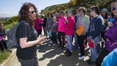 Recorrido de paisaje y literatura por Santo Hadri�n, en Malpica: ��lbum!