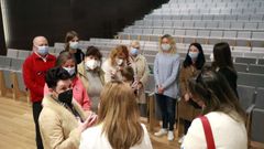 Una de las familias ucranianas que est� hospedada en un hotel a trav�s de la asociaci�n Accen