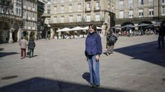 Mar�a Jose Remigio elige como su rinc�n la Plaza Mayor de Ourense.