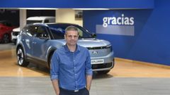 Jenaro Saavedra, en las instalaciones de Ford en Lugo