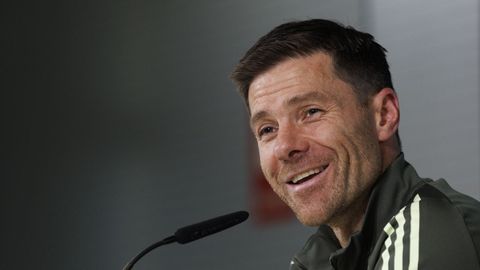 El entrenador del Real Madrid, Xabi Alonso, en la rueda de prensa previa a recibir al Celta.