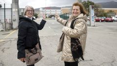 Carmela y Maria Jess dos empleadas de Escuris que se jubilan despus de 20 aos en la empresa