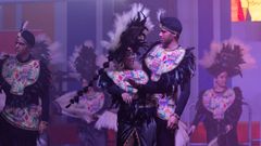 Concurso de disfraces e comparsas en Dumbr�a, o pasado ano