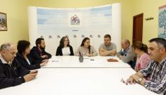 Representantes del PSOE, BNG y Foz Plataforma de Futuro se citaron anoche en la sede nacionalista. 