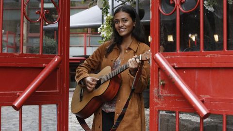 A cantante galega de pai neoiorquino Marem Ladson