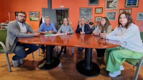 De izquierda a derecha: Juan Anta, Aurentino Alonso, Mara del Carmen Gonzlez, Elas Rodrguez, Mayra Martnez y Patricia Lamela.