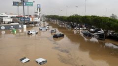 El polgono industrial de Sedav, anegado