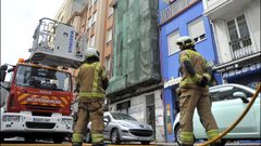 Incendio en la casa okupa de la calle San Juan.