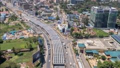 Imagen de la estructura de acero fabricada por Metaldeza que conforma el viaducto