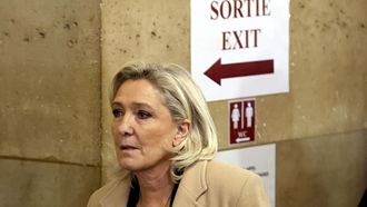 Marine Le Pen, en el tribunal de Par�s