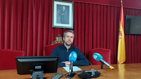 Rubén Arroxo, como alcalde en funciones de Lugo en una etapa anterior