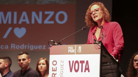 Mitin de cierre de campaa del PSOE de Vimianzo