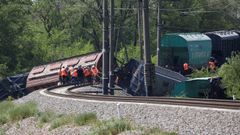 Sabotaje a un tren ruso en la anexionada Crimea.