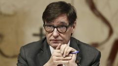 El presidente de la Generalitat, Salvador Illa. 