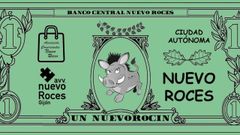 La moneda de Nuevo Roces durante el antroxu