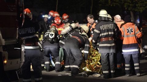 Incendio en una discoteca de Bucarest (Ruman�a)