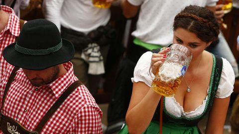 Jornada de apertura de la Oktoberfest en Munich (Alemania)