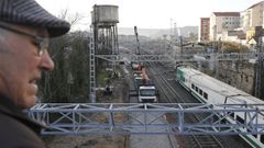 Obras del AVE en la ciudad de Ourense