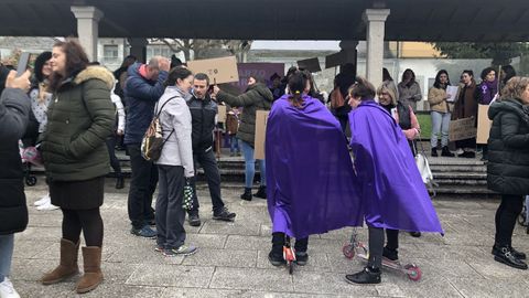 Manifestaci�n por las calles de Guitiriz