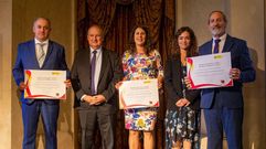 De izquierda a derecha: Amable Fernndez, Jordi Hereu, Melisa Maca, Rosario Snchez y Germn Garca-vila.
