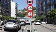 Imagen de archivo de una parte de Traves�a de Vigo, cerca de donde desapareci� el hombre
