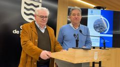 Pedro Figueroa y Fern�ndez Lores, presentaron el estudio sobre empleo este este mi�rcoles en el Concello de Pontevedra 