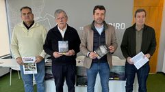 Xan Hermida, Xos� Deira, Jos� Romero y Carlos Cimadevila