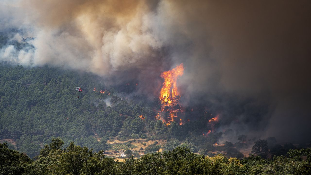 Los incendios de Madrid,