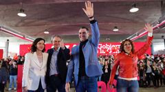 S�nchez durante el acto en la Casa de Campo.