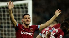 Lucas P�rez, este martes tras marcar dos goles con el West Ham
