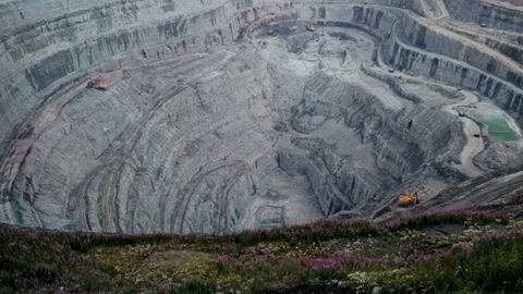 La mina de diamantes en Sajá-Yakutia donde trabaja su hermano