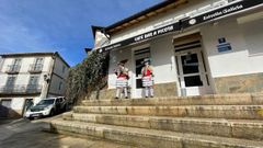Peliqueiros en Laza, con la vigilancia de la Guardia Civil