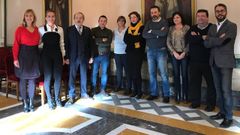 Recepci�n a Judith Obaya en el Ayuntamiento de Oviedo