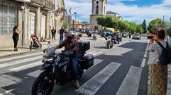 Imagen en la concentración motera del año pasado en Trives.
