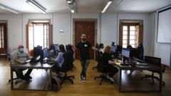 Imagen de archivo de Pablo Rodrguez, CEO de Hack a Boss, en las instalaciones de la escuela en A Corua