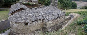 O mosteiro de San Facundo de Ribas de Mi�o carece de canal�ns. 