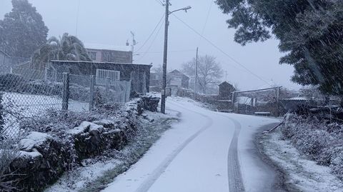 Nevada en Portomarti�o, Xesta, A Lama