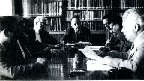 Foto de arquivo da Fundaci�n Penzol, tomada do libro �Cami�o andado�.