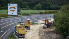 Imagen de archivo de las obras para desdoblar el corredor.