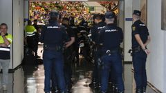 La Polic�a Nacional exhibe sus medios ante los escolares de Ourense