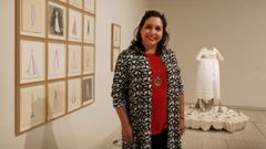 Celeste Garrido, artista y comisaria e la exposicin Voil la femme