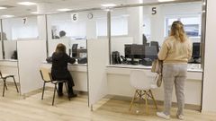 Nueva zona de admisi�n del ambulatorio Concepci�n Arenal, tras las obras de reforma